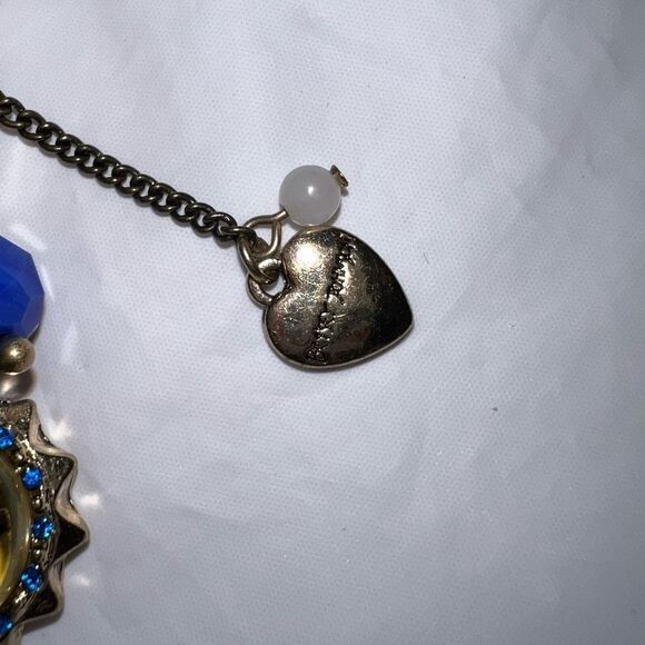 Betsey Johnson Ship Shape Layered Charm Necklace and Bracelet Set - Picture 7 of 14